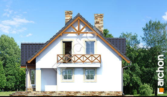 Бочний фасад Будинок в мандаринках (П) вер. 2