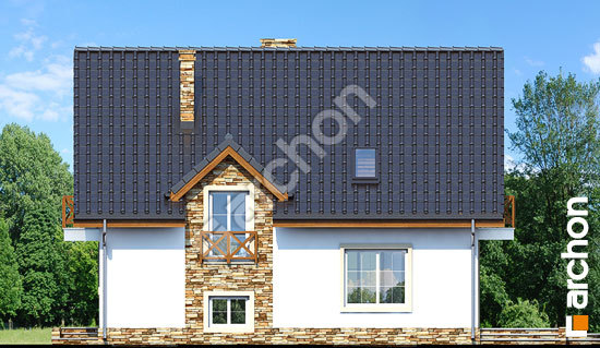 Дворовий фасад Будинок в мандаринках (П) вер. 2