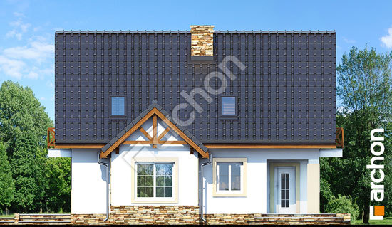 Передний фасад Дом в мандарынках (П) вер. 2