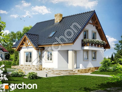 Проєкт будинку ARCHON+ Будинок в мандаринках (П) вер. 2 