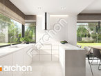 Проект дома ARCHON+ Дом в переломнике 2 (Г2) визуализация кухни 1 вид 2
