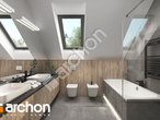Проект будинку ARCHON+ Будинок в переломнику 2 (Г2) візуалізація ванни (візуалізація 3 від 2)
