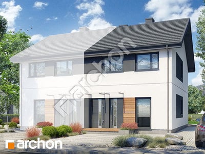 Проект дома ARCHON+ Дом в фиалках 8 (Р2Б) вер.2 