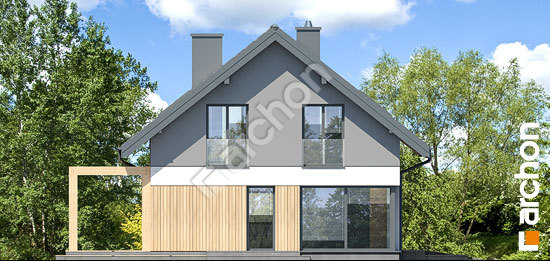 Боковой фасад Дом в вистерии 7