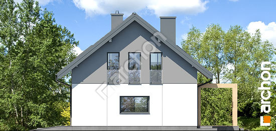 Боковой фасад Дом в вистерии 7