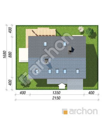 Проєкт будинку ARCHON+ Будинок у вістерії 7 Ситуація