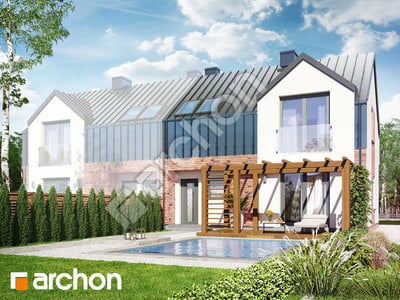 Проект дома ARCHON+ Дом в гунерах (БА) вер. 2 