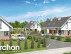 Проект будинку ARCHON+ Будинок в брусниці (БН) додаткова візуалізація