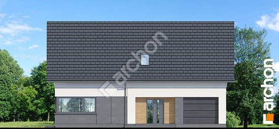 Передний фасад Дом в альстромериях (ГЕ)