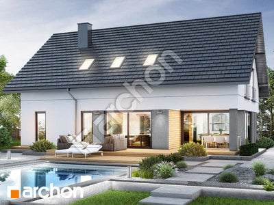 Проект дома ARCHON+ Дом в альстромериях (ГЕ) 