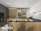 Проект дома ARCHON+ Дом в люцерне 5 вер.2 визуализация кухни 1 вид 1