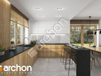 Проект дома ARCHON+ Дом в люцерне 5 вер.2 визуализация кухни 1 вид 2