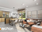 Проект будинку ARCHON+ Будинок в люцерні 5 вер.2 денна зона (візуалізація 1 від 4)
