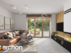 Проект дома ARCHON+ Дом в люцерне 5 вер.2 дневная зона (визуализация 1 вид 2)