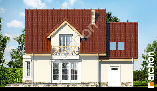 Дворовий фасад Будинок у винограді 4 вер.2