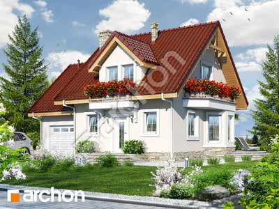 Проект дома ARCHON+ Дом в винограде 4 вер.2 