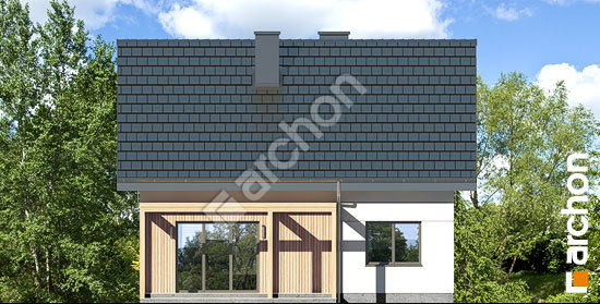 Дворовой фасад Дом в хлорофитуме 11