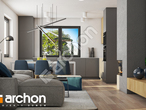 Проект будинку ARCHON+ Будинок в хлорофітумі 11 денна зона (візуалізація 1 від 2)