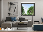 Проект будинку ARCHON+ Будинок в хлорофітумі 11 денна зона (візуалізація 1 від 4)