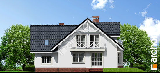 Дворовий фасад Будинок в рододендронах 5 (П) вер.2