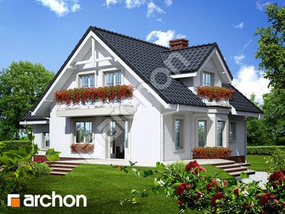 Проект будинку ARCHON+ Будинок в рододендронах 5 (П) вер.2 Вид 2