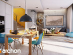 Проект дома ARCHON+ Дом под гинко 6 (ГС) дневная зона (визуализация 1 вид 3)