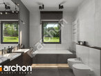 Проект будинку ARCHON+ Будинок в ренклодах 15 (Г2А) візуалізація ванни (візуалізація 3 від 2)