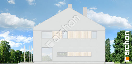 Бочний фасад Будинок в рео (Б)