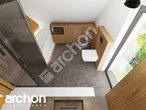 Проект будинку ARCHON+ Будинок в хлорофітумі (А) візуалізація ванни (візуалізація 3 від 5)