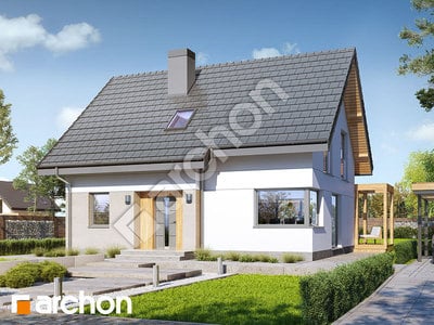 Проект дома ARCHON+ Дом в хлорофитуме (А) 