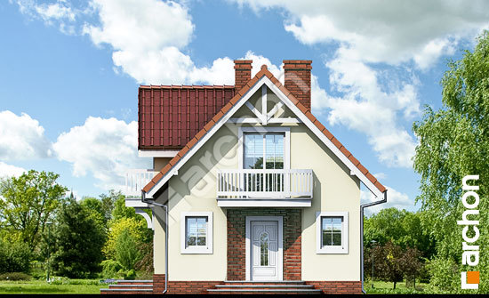 Передній фасад Будинок в антонівці вер. 2