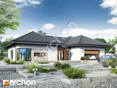 Проект дома ARCHON+ Дом в кливиях 2 (Г2) 