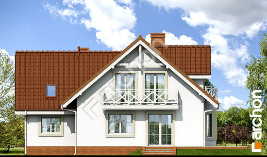 Дворовий фасад Будинок в рододендронах 5 вер.2