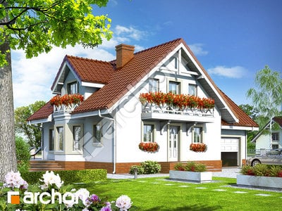 Проєкт будинку ARCHON+ Будинок в рододендронах 5 вер.2 