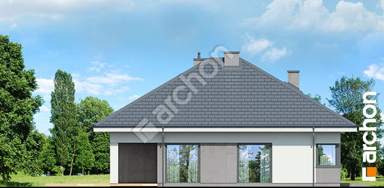 Боковой фасад Дом в хакетиях 10