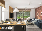 Проект дома ARCHON+ Дом в липенниках 2 дневная зона (визуализация 1 вид 1)