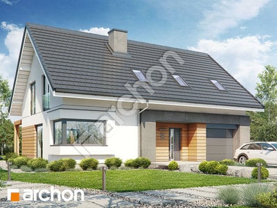 Проект дома ARCHON+ Дом в гвоздиках 