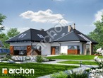 Проект дома ARCHON+ Дом в хеномелесе 3  вер.2 