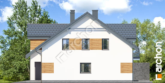 Бочний фасад Будинок в клематисах 12 (БТ) вер. 2