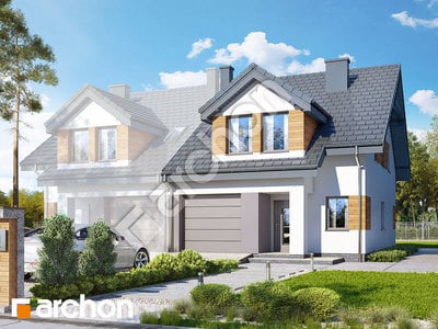 Проект дома ARCHON+ Дом в клематисах 12 (БТ) вер. 2 