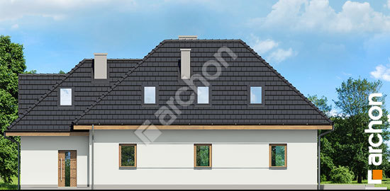 Дворовий фасад Будинок в авокадо (Г) вер.2