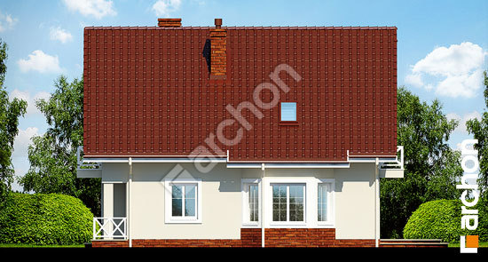 Бочний фасад Будинок у лататті вер.2