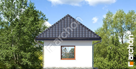 Дворовой фасад Г29 - Одноместный гараж