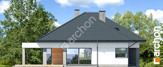 Боковой фасад Дом в подснежниках 3