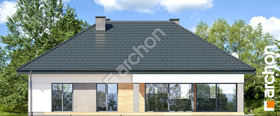 Дворовой фасад Дом в подснежниках 3