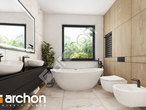 Проект будинку ARCHON+ Будинок в підсніжниках 3 візуалізація ванни (візуалізація 3 від 1)