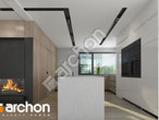 Проект дома ARCHON+ Дом в подснежниках 3 дневная зона (визуализация 1 вид 4)