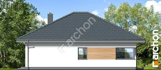 Боковой фасад Дом в хакетиях 5 (Е) ВИЭ