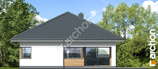 Дворовой фасад Дом в хакетиях 5 (Е) ВИЭ