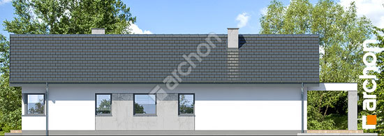 Боковой фасад Дом под апельсином 3